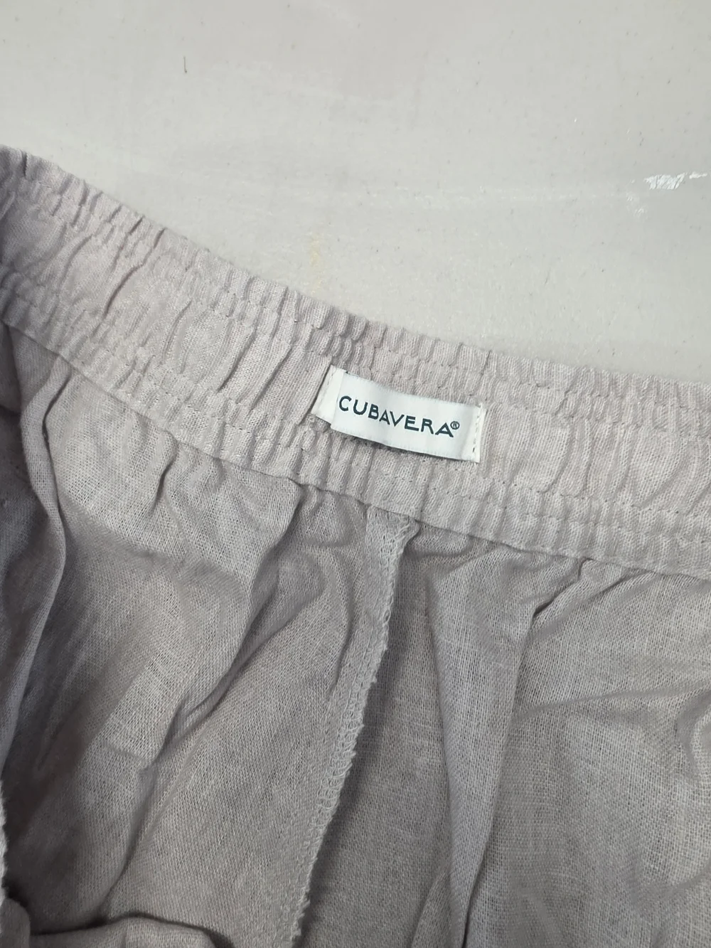 Cubavera Men's Beige Linen Blend Shorts 9